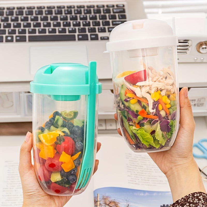 Breakfast On The Go Cups Cereal And Milk Container Airtight Food Storage  Box Sealed Transparent Crisper Cup-type Food Storage - AliExpress