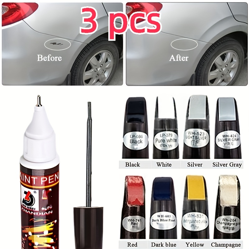 1*White Car Scratch Repair Paint Pen Auto Touch Up Pen Clear Remover  Accessories