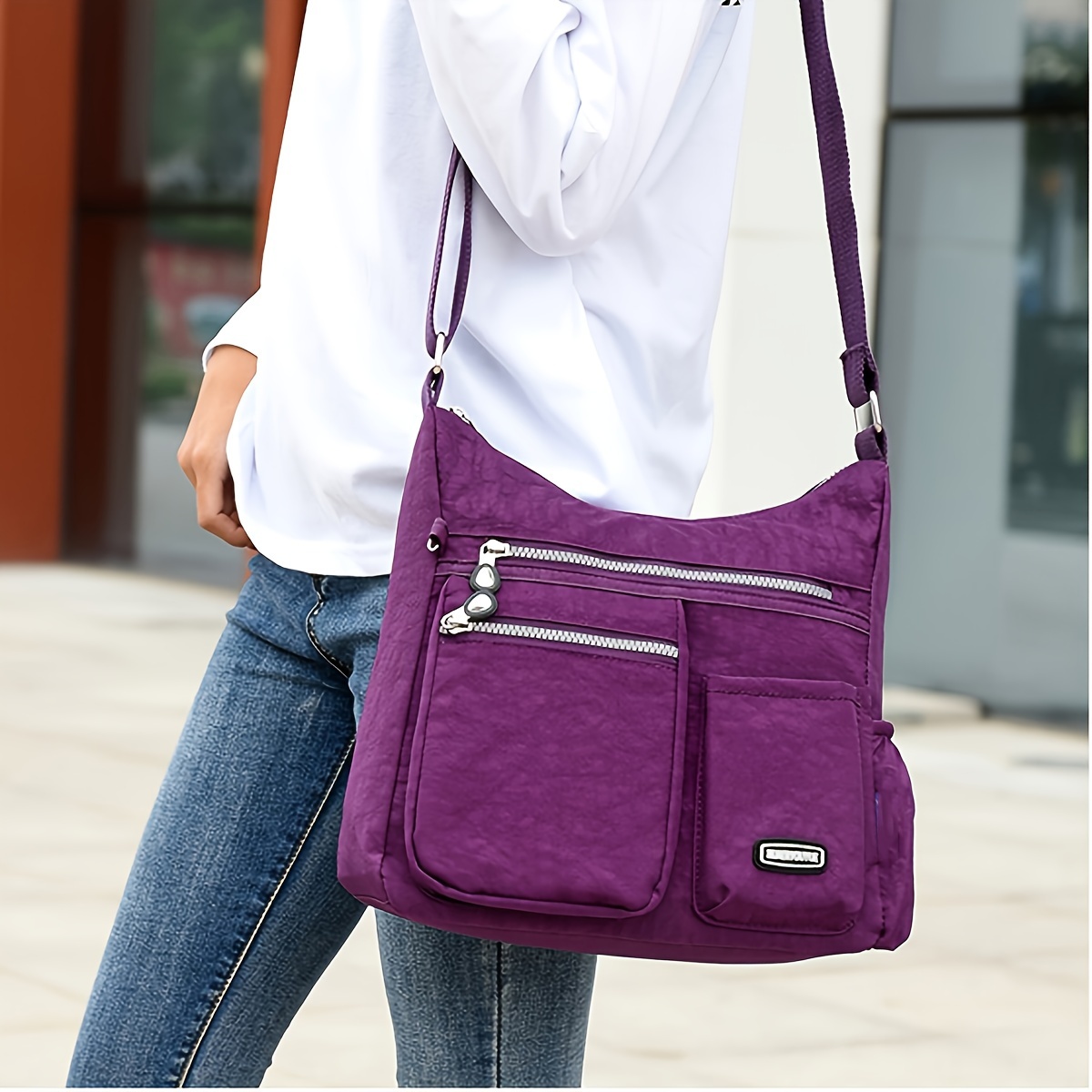 Waterproof Multi pocket Crossbody Bag Ladies Leisure - Temu