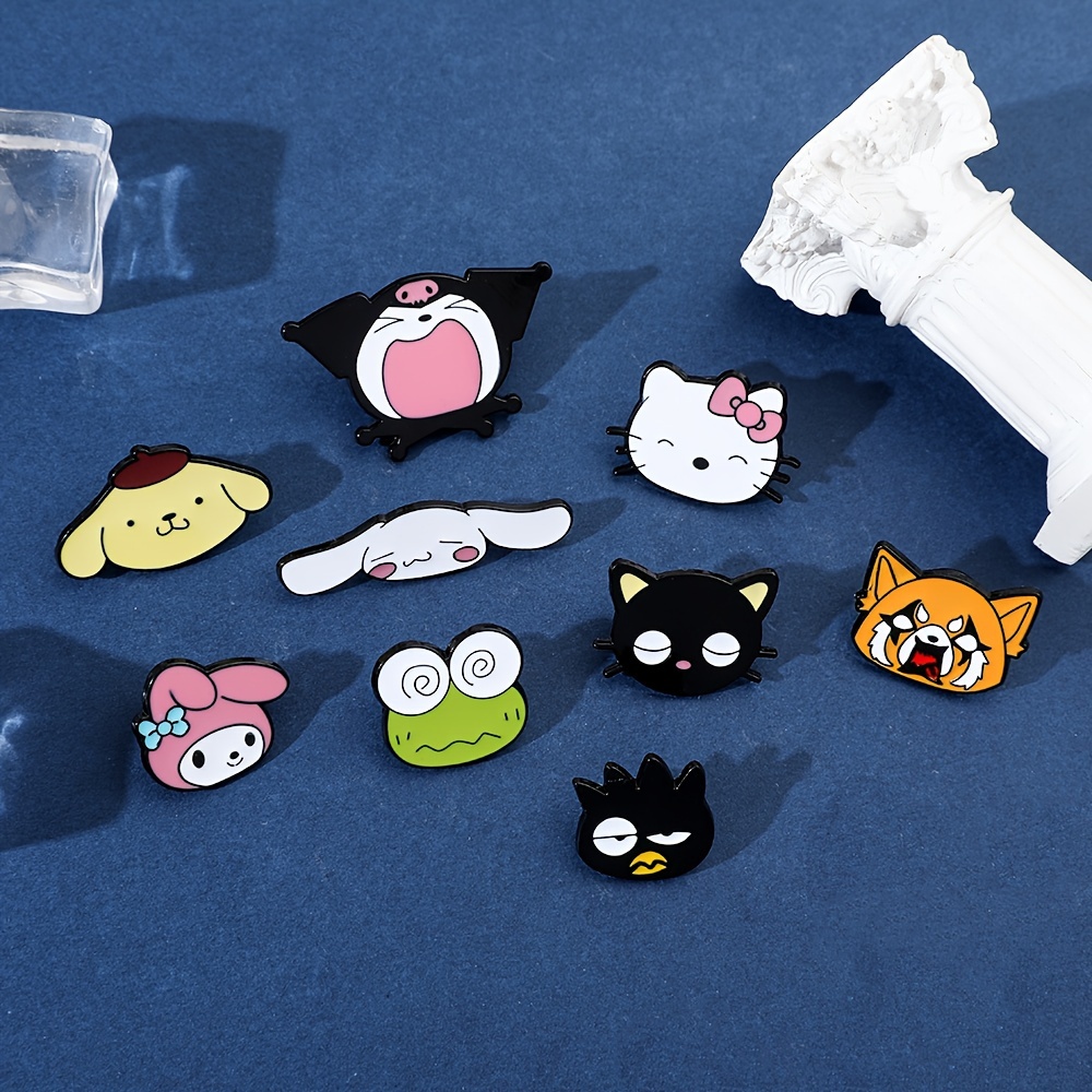 Series Badges Cartoon Hello Kitty Brooch Cute Kulomi - Temu