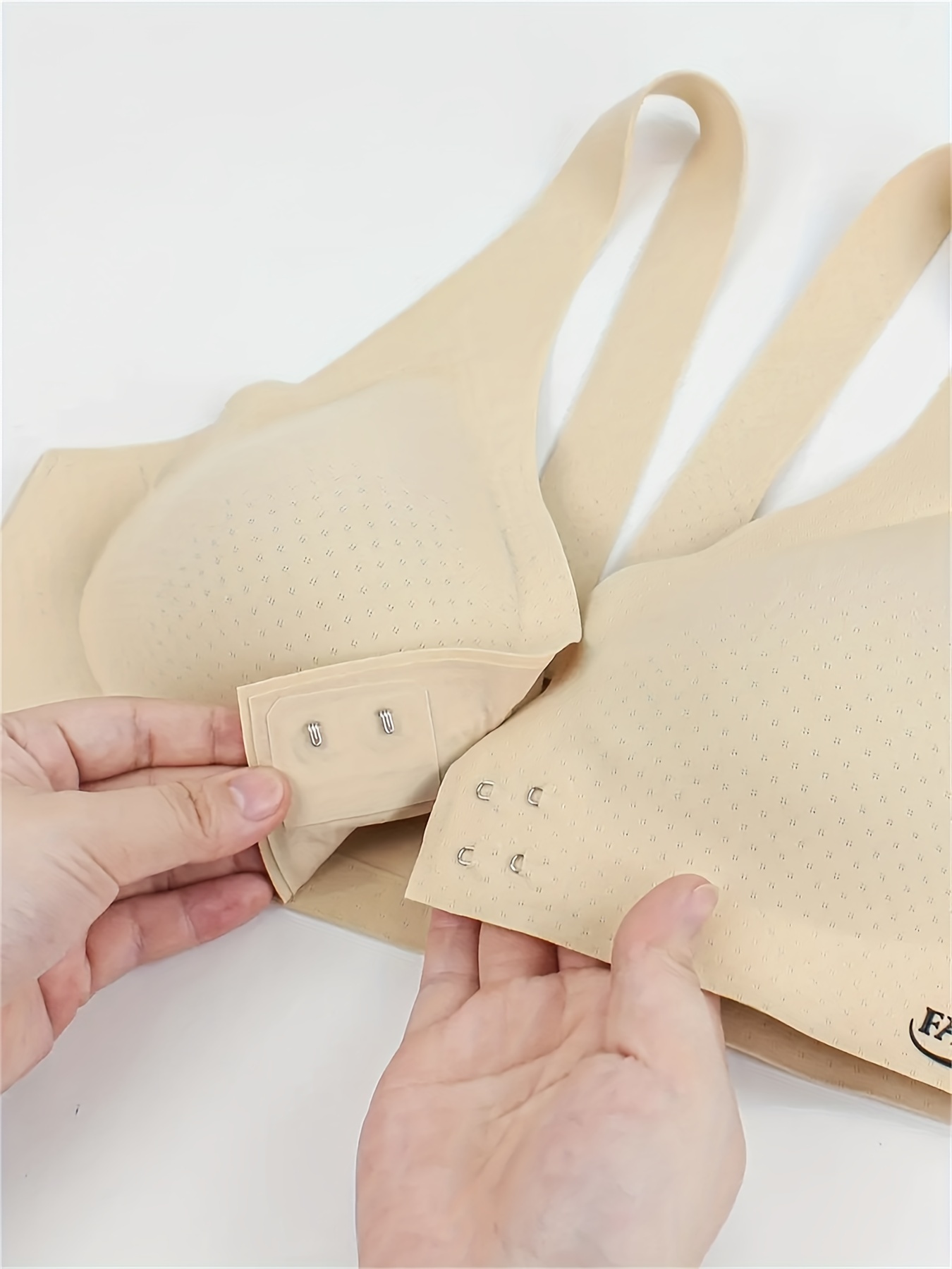 Seamless Wireless Bra Comfy Breathable Front Buckle - Temu Germany
