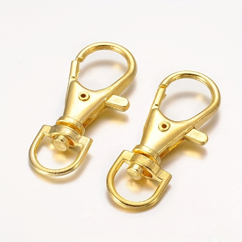 Alloy Lobster Clasp Golden Lobster Clasps Claw Hooks - Temu