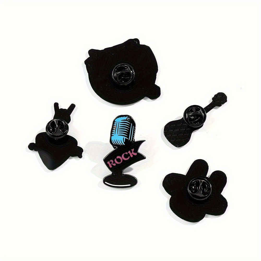 Creative Musical Instrument Series Brooch Fashion Band Temu