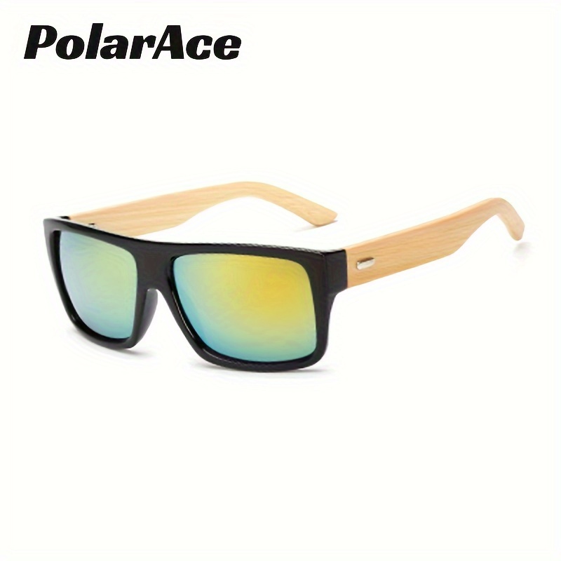 Lunettes Soleil Polarace Monture Carr e R tro Classique Branches