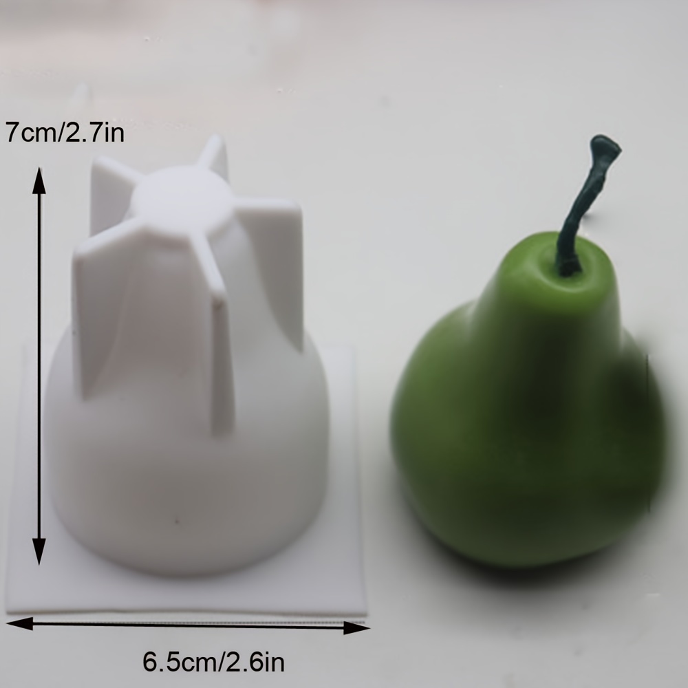 Stampi in Silicone per candele a forma di pera fai-da-te per