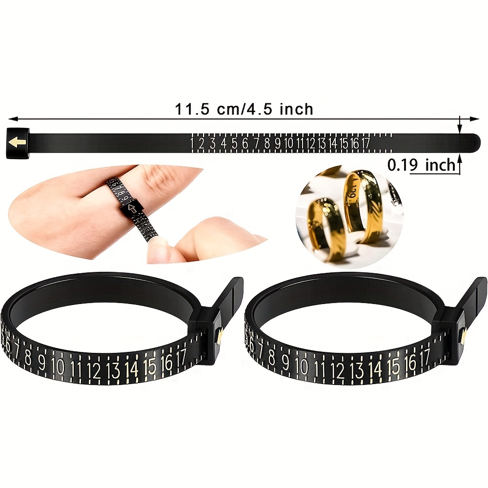 Upgrade Ring Sizer Measuring Tool Accurate Ring Sizer For - Temu