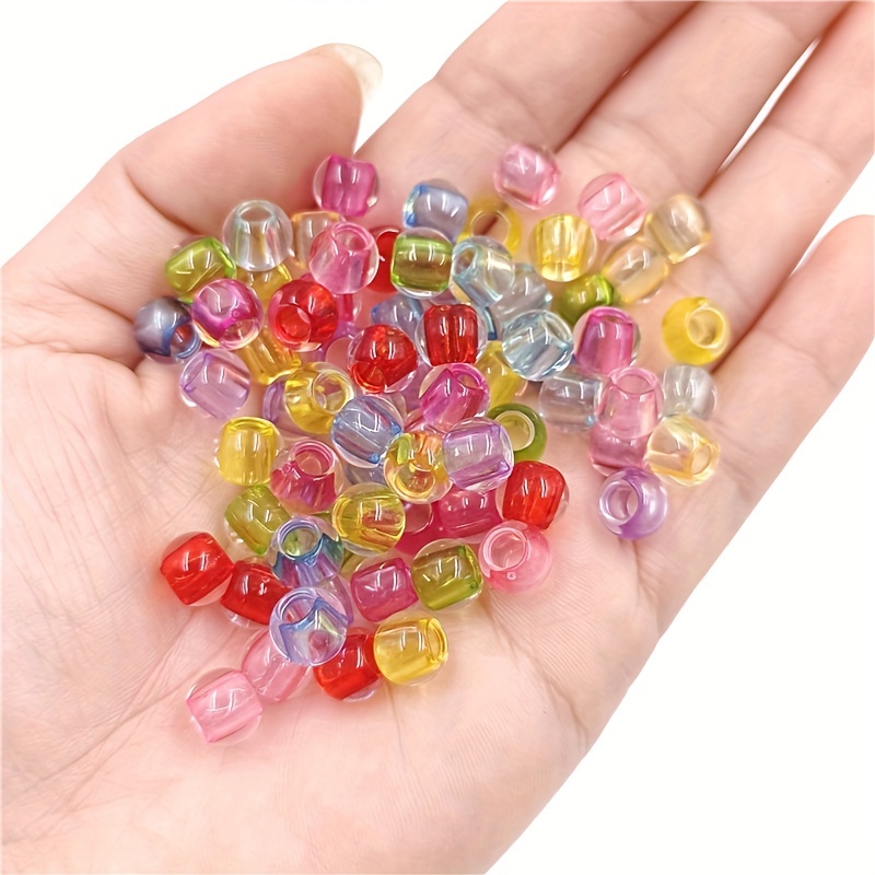 Perles pour tresses Translucides Transparentes