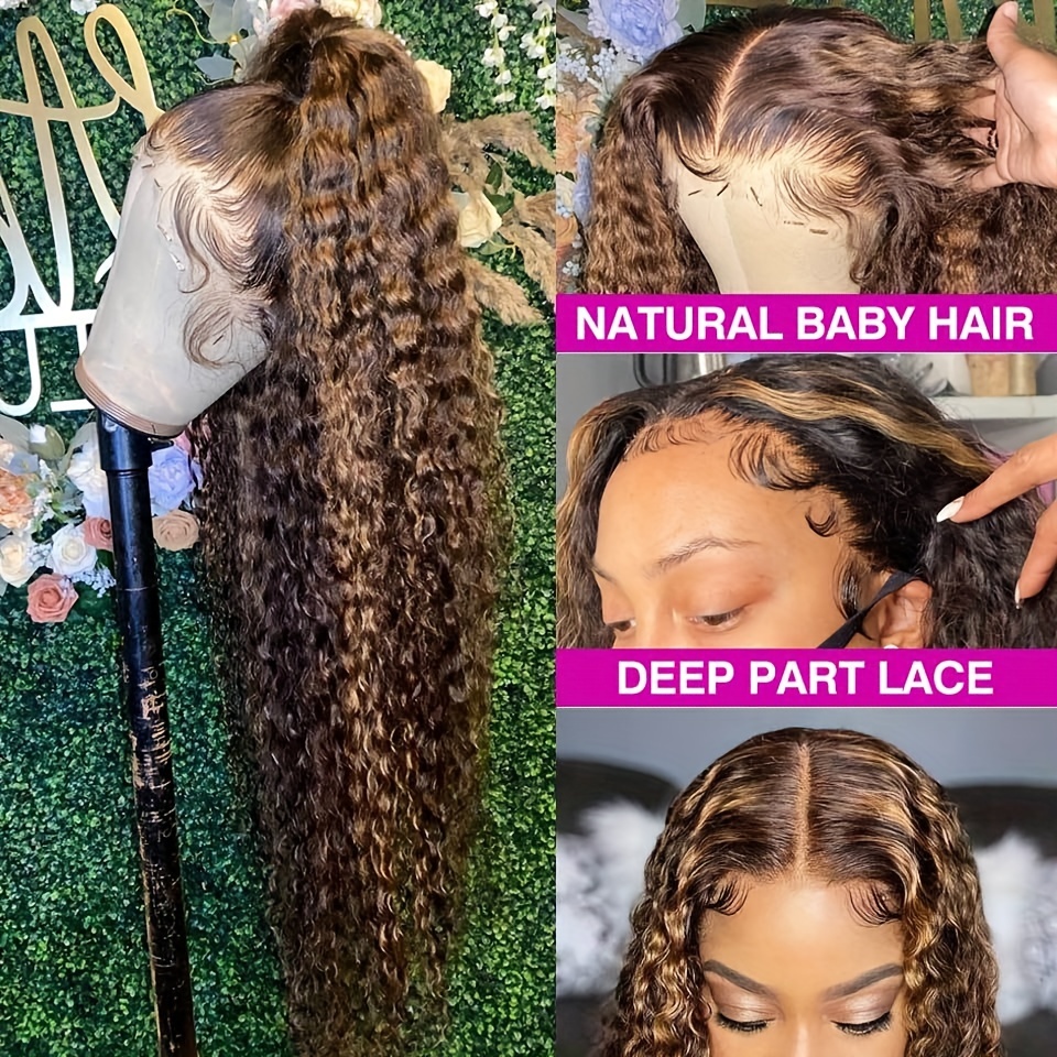 Half-Cornrows Half-Curly Styles Human Hair Lace Front Wigs With Full  Density -Alipearl Hair