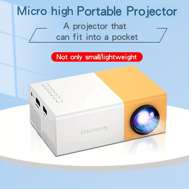 Fdit mini projecteur vidéo Mini Projecteur LED Portable