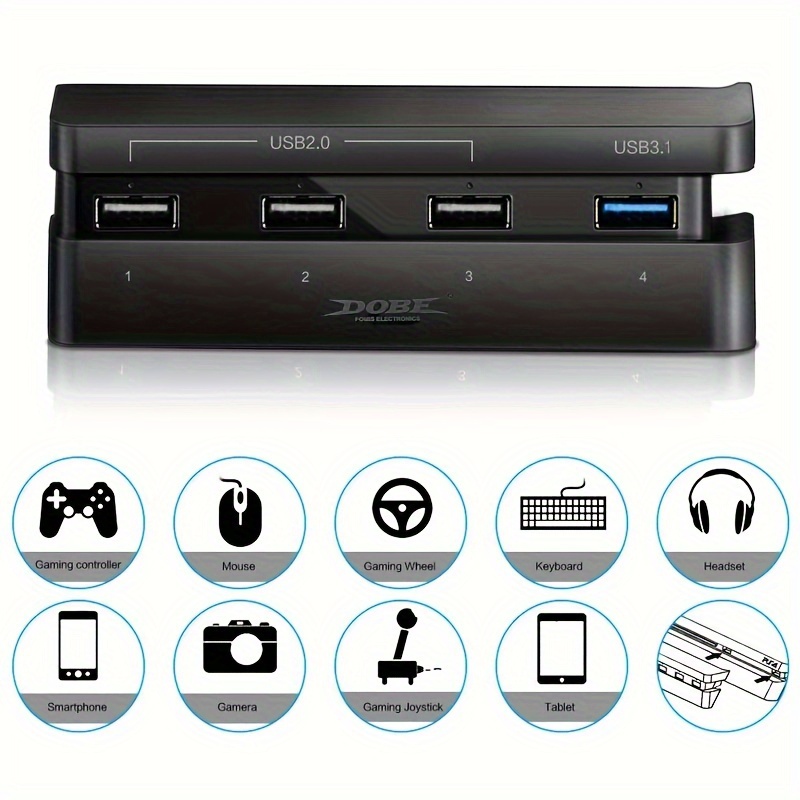Usb Hub For Ps4 Slim Usb 3.0 Super Transfer Speed Charger