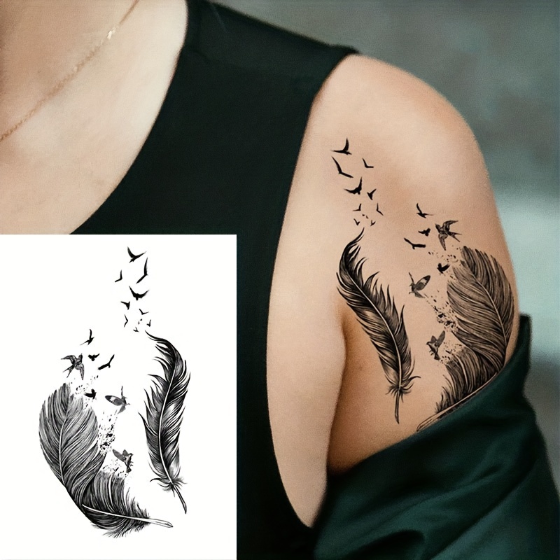 little feather tattoo by GTinks artist inkhouse tat  Flickr