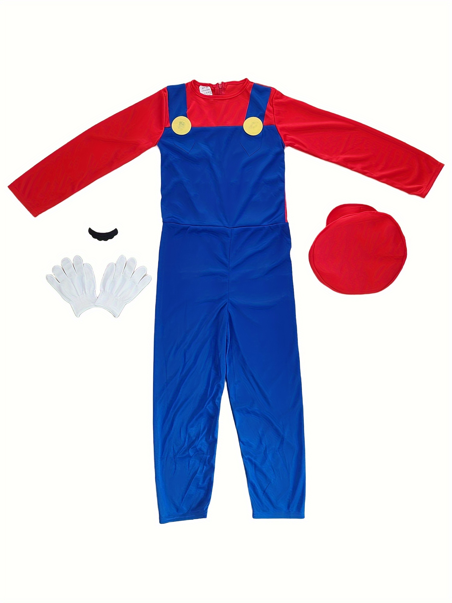 2-8T Boys Red Jumpsuit Cosplay Kids Unisex Baby Girl Party Outfit