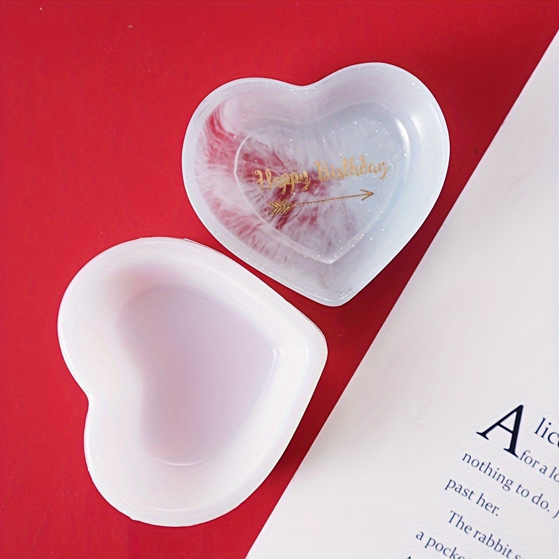 Lace Heart Candle Cup Silicone Mold Diy Gypsum Cement Heart - Temu