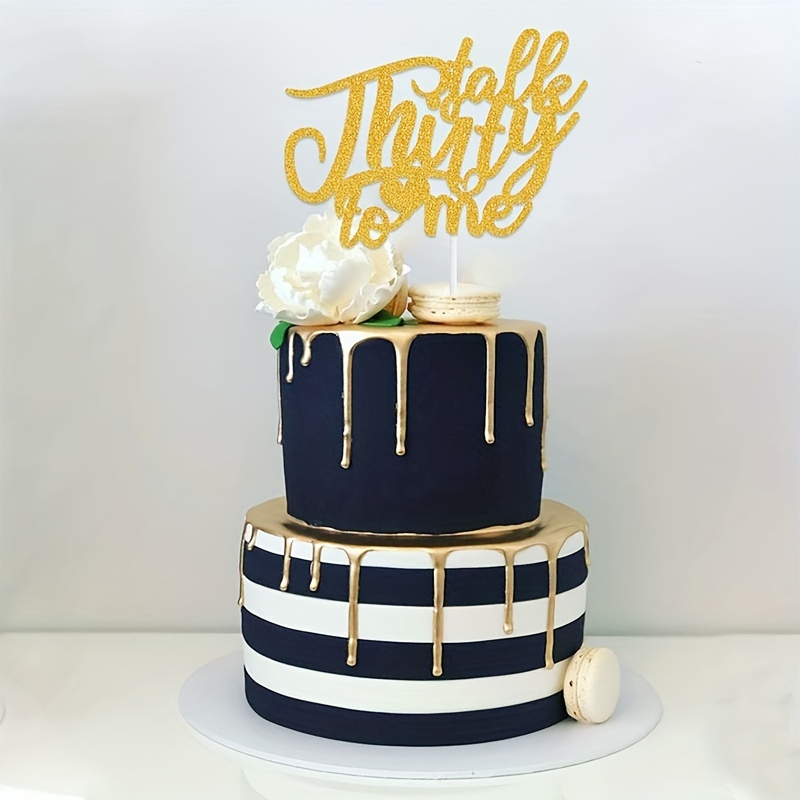 Decoration Gateau Anniversaire 30 Ans,Happy Birthday Cake Topper