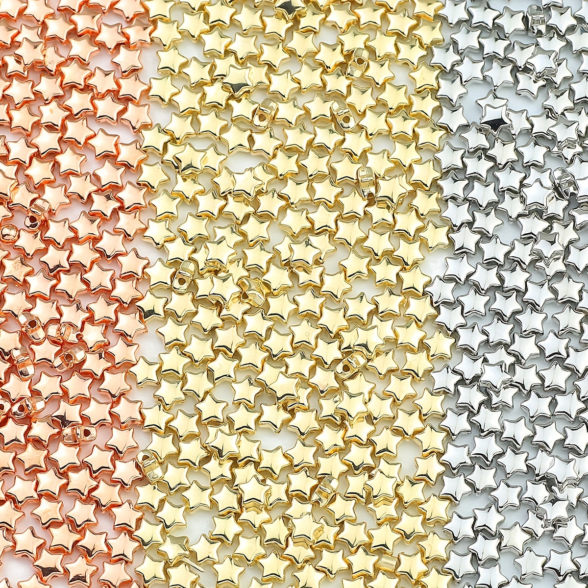 2520 PCS Gold Spacer Beads for Jewelry Making Kit, Spacer Beads for  Bracelets Making (Gold, Sliver, Rose Gold, KC Gold)