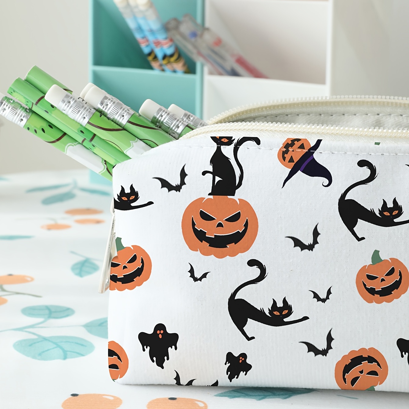 Large Capacity Pencil Case Stationery Simple Pen Bag Zipper - Temu