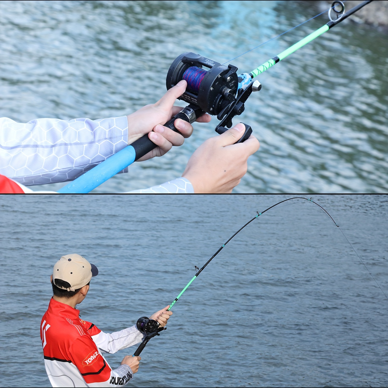 Sougayilang Fishing Rod Reel Combo Including 2 Sections - Temu Australia