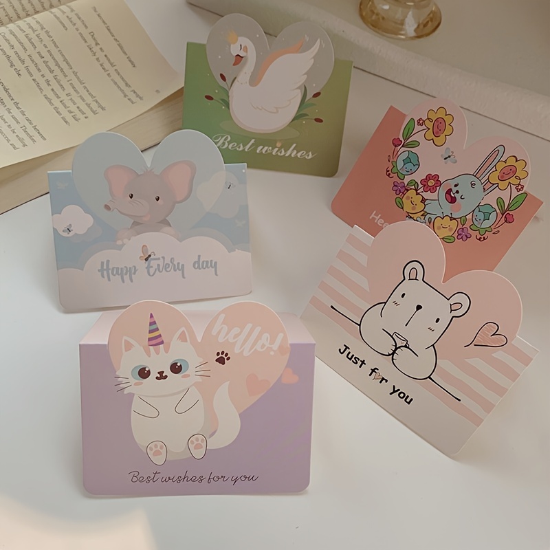 Carte De Vœux 3d Happy Birthday Avec Enveloppe, Carte De Vœux Mignonne Avec  Ours, Carte Danniversaire Faite À La Main Diy Pour Enfants Et - Fournitures  De Bureau Et Scolaires - Temu France