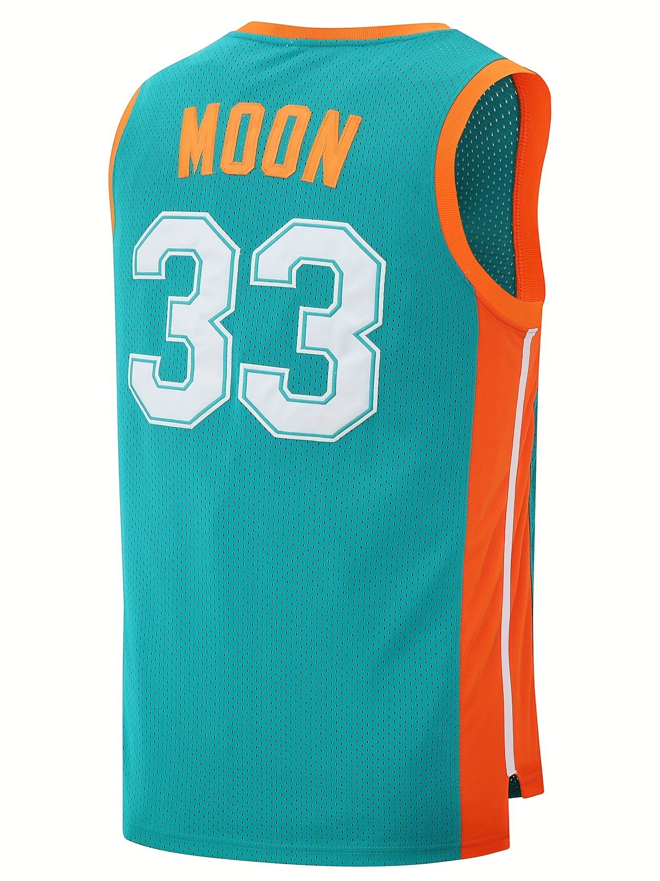 Jackie Moon #33 Flint Tropics Semi Pro Basketball Jersey Green / Small