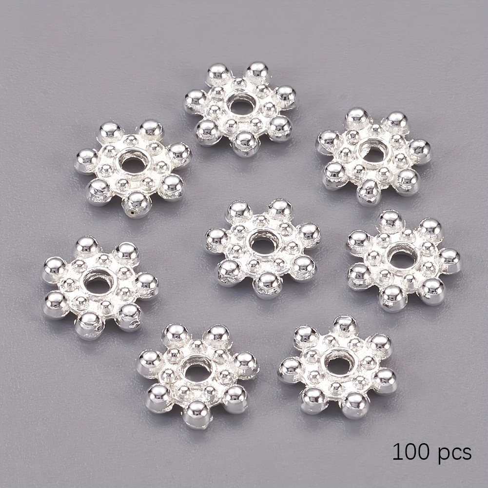 Produktbild von Craftdady Goldene Metall-Abstandshalter-Perlen, 5 Mm, Kleine, Glatte, Runde Kugeln, Lose Perlen