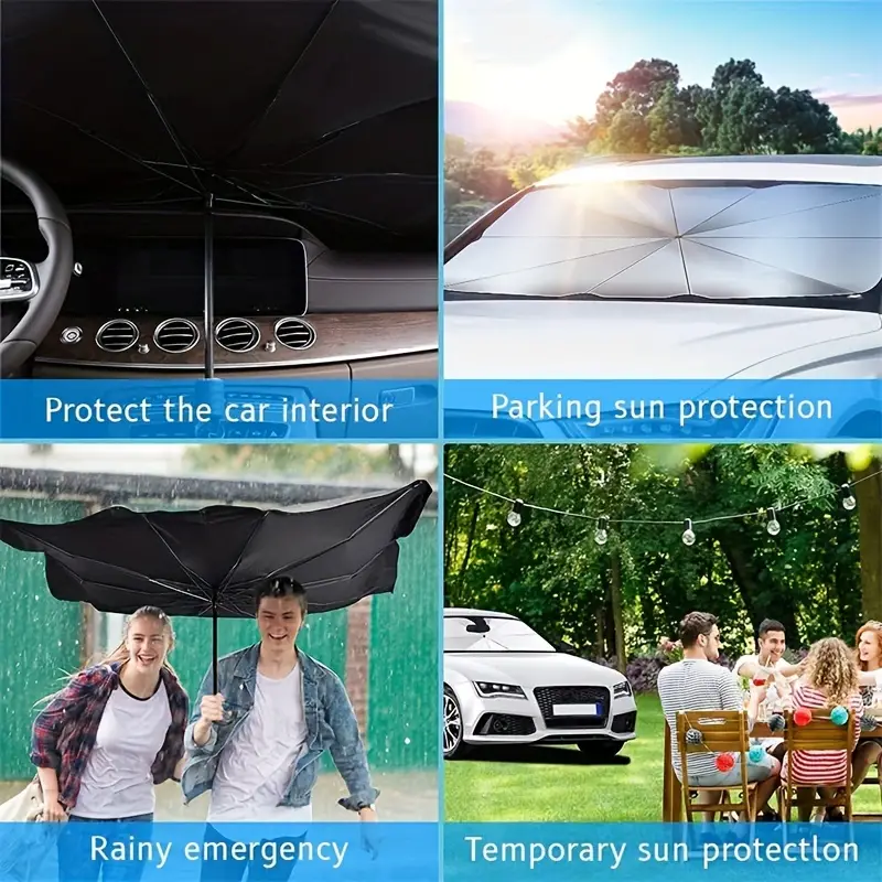 Parasole per auto Starlyf Parasol, per il parabrezza anteriore, per la  protezione dai raggi UV e dal calore del sole, per mantenere il veicolo più