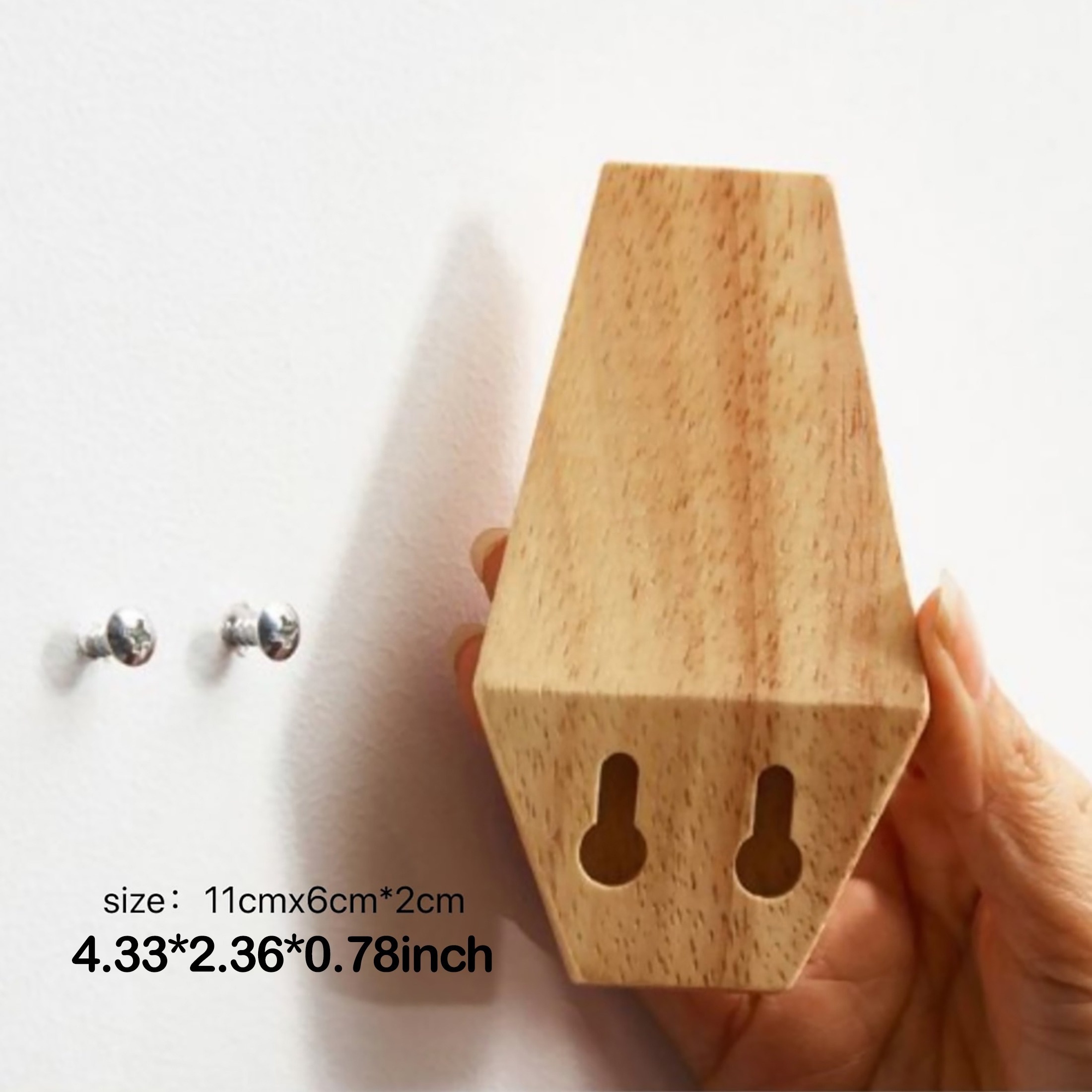 Solid Wood Hooks Decorative Wood Hooks For Hanging Key Hooks For