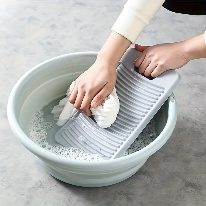 Washboard For Laundry PP Wash Board For Hand Washing Clothes Portable  Laundry Board Wash Basin For Home Dormitory Travel