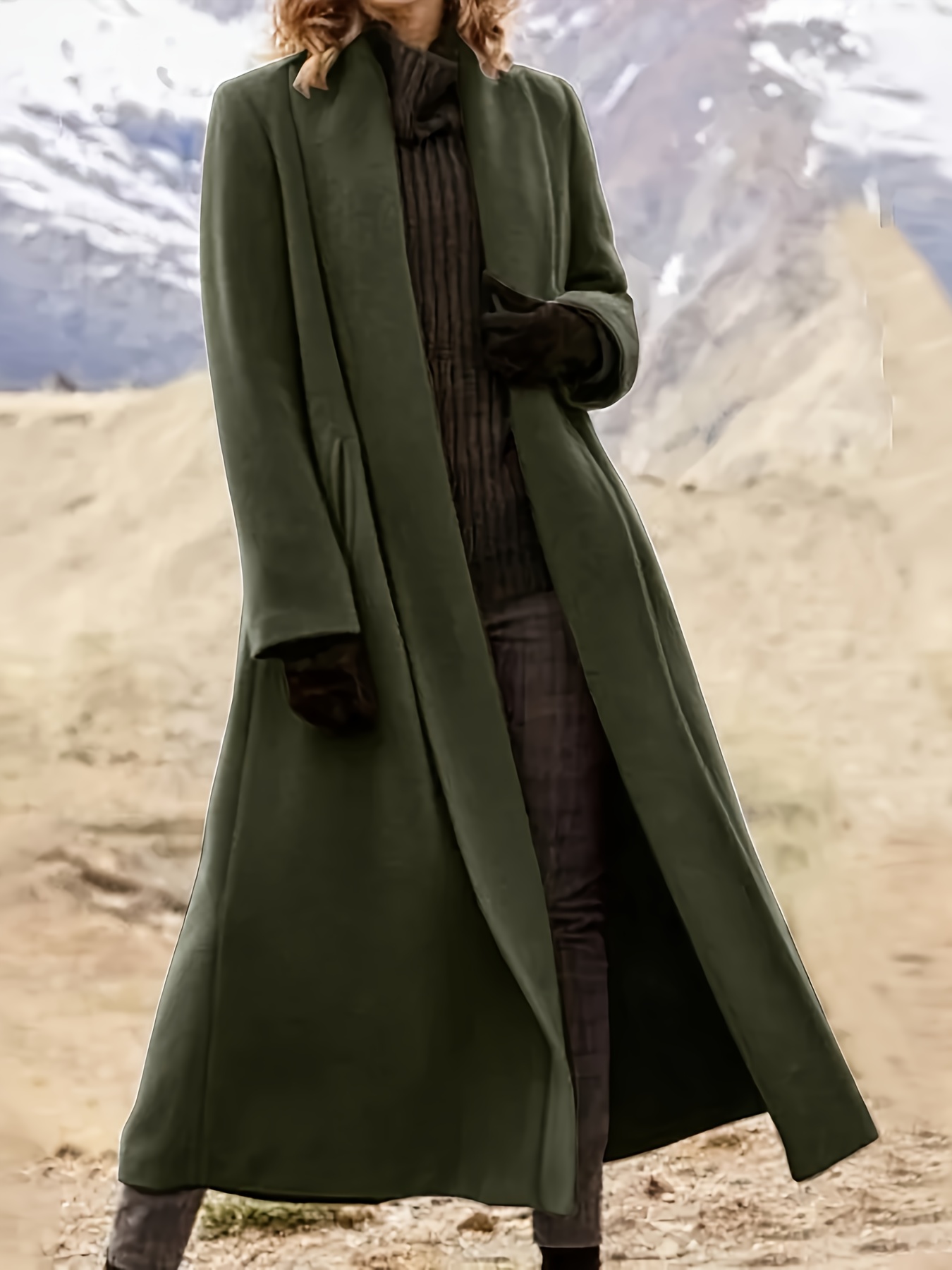 Long Coats Women - Temu