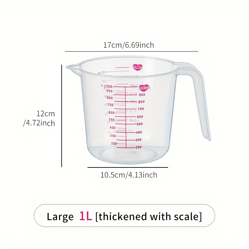 1pc Measuring Cup With Scale Milk Tea Shop Tool Food-Grade