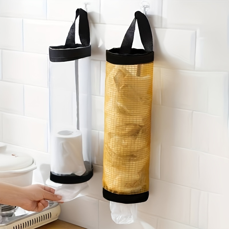 Wall-mounted Garbage Bag Storage Box - Organize And Dispense Kitchen Bags  With Ease - Perfect For Grocery Shopping And Home Kitchen Accessories - Temu