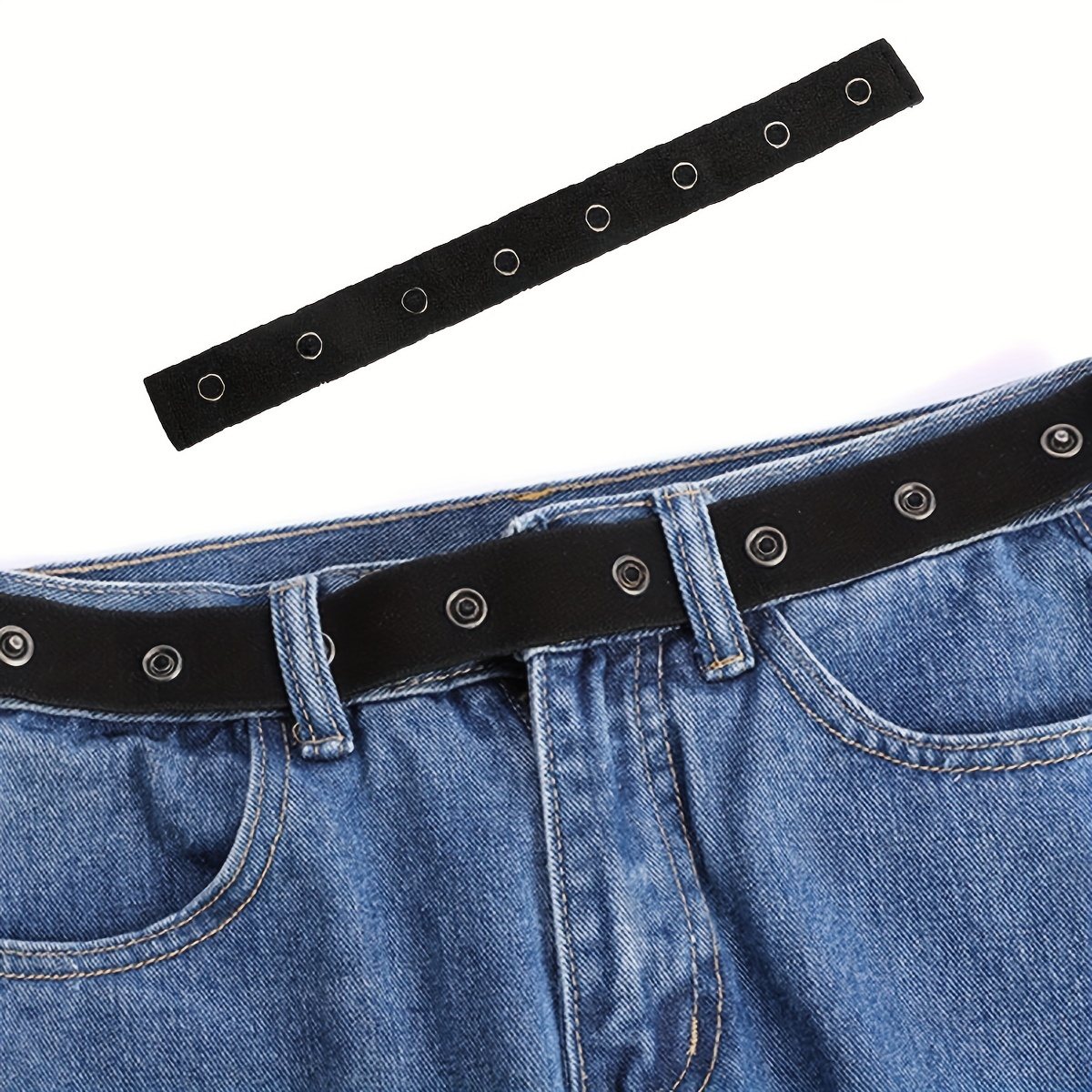 5pcs/set Elastic Adjustable Waist Extender For Pregnant Women's Pants,  Jeans, Trousers