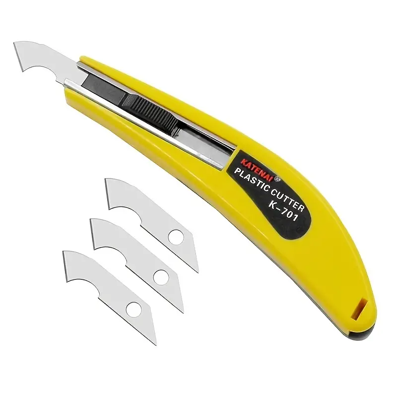 Goxawee Acrylic Hook Knife, Sheet Cutter Scoring Knife Tool, With A Curved  Handle, It Is More Convenient To Use, One Handle, With 3 Blades, For  Plastic Board, Pvc Board, Abs Board, Acrylic