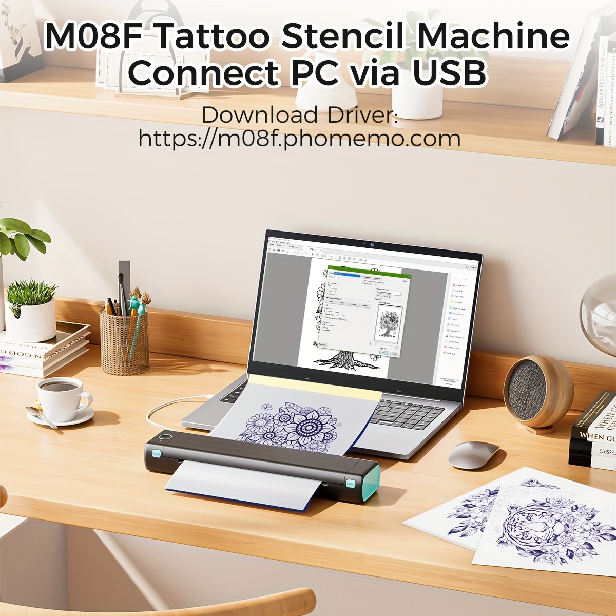 copia stencil macchina di trasferimento del tatuaggio macchina stampante  disegno termica stencil maker copiatrice per il trasferimento del  tatuaggio