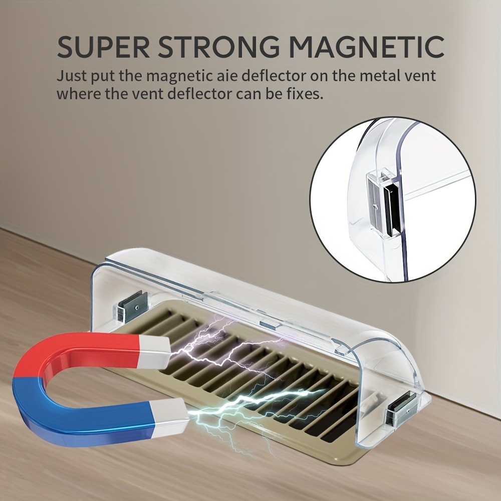 Ac Deflector Magnetic Vent Covers For Ceiling Adjustable For Home