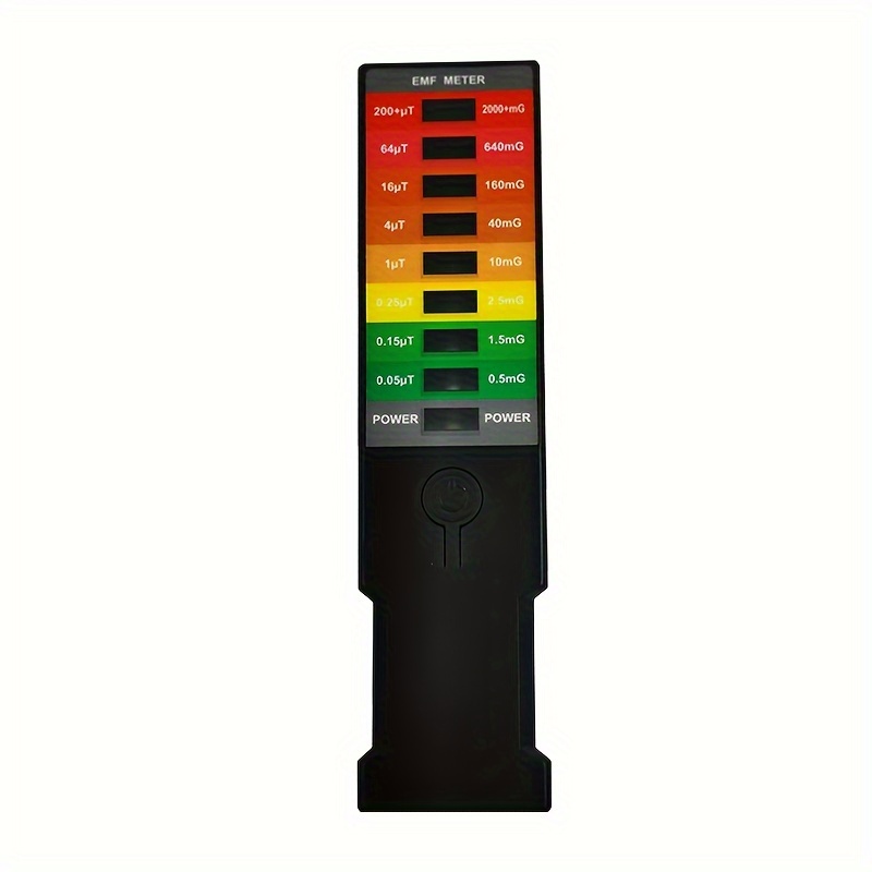 5 LED EMF Meter Detector De Campo Magnético Cazador De - Temu