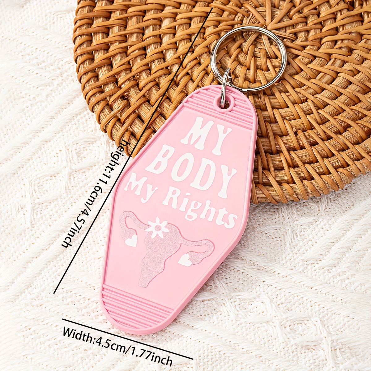 Cat Mama Hotel Motel Keychain Cute Acrylic Key Tags Luggage Tags