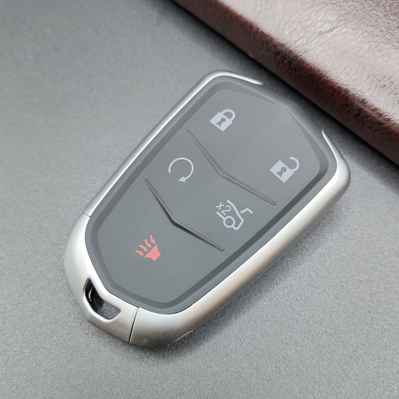 5 Buttons Remote Car Key Case Shell Srx Cts Ats Xts - Temu