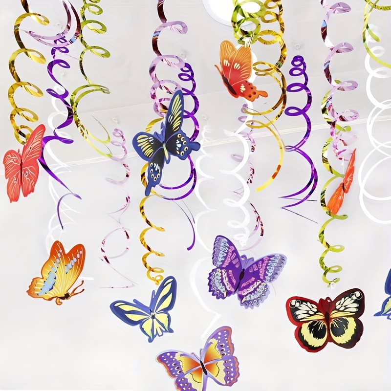 Paper Butterfly Garland Buntings Wedding Party - Temu