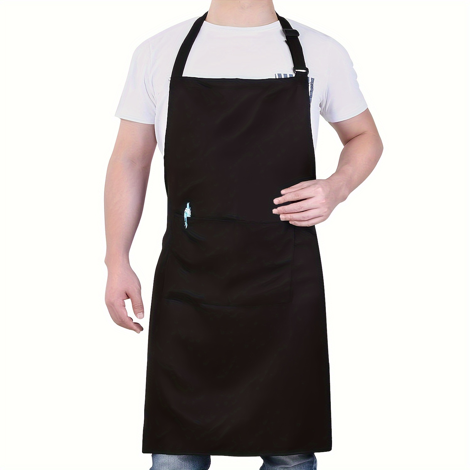 1pc, Chef Apron For Men And Women Professional For Cooking With Pockets, Garden Plant Tool Supplies