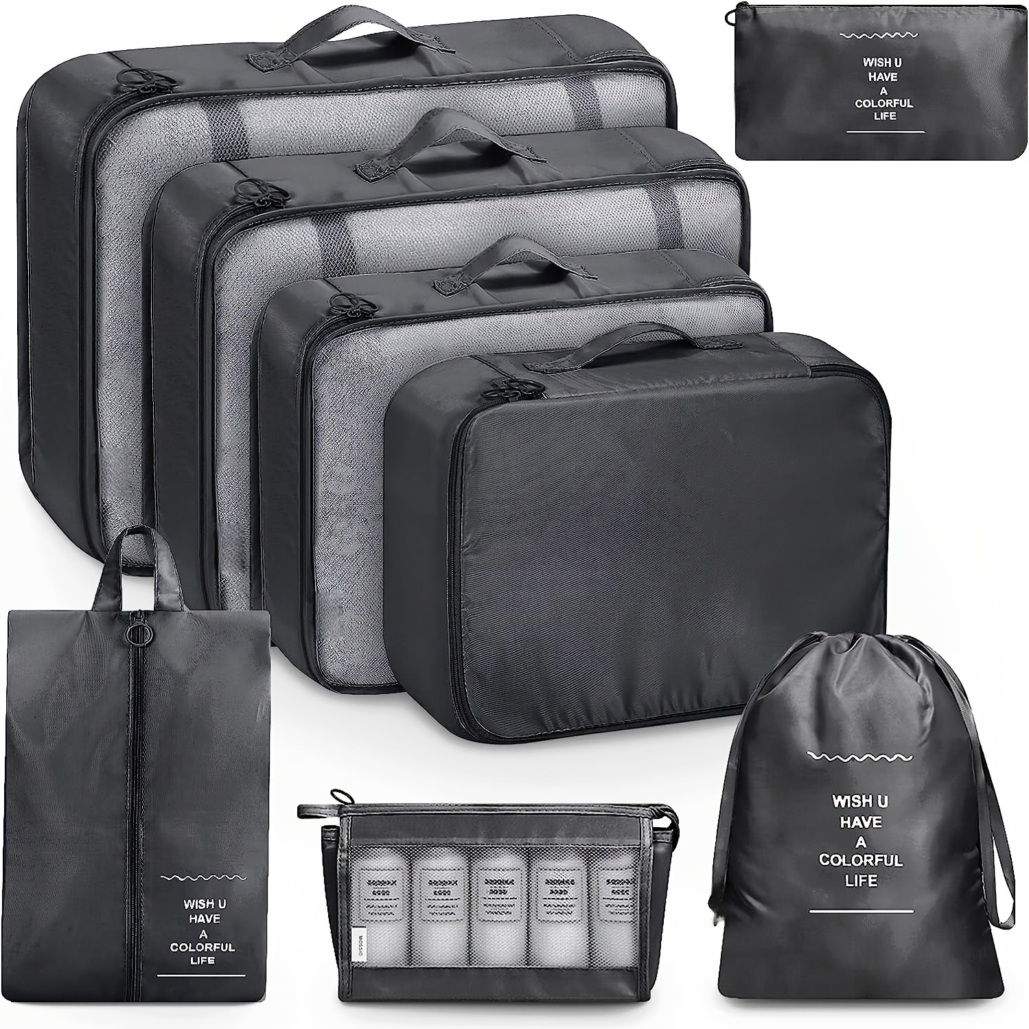 Hanging Airplane Seats And Car Pockets, Carry-on Suitcase Storage Bag,  Multi Pockets Travel Organizer