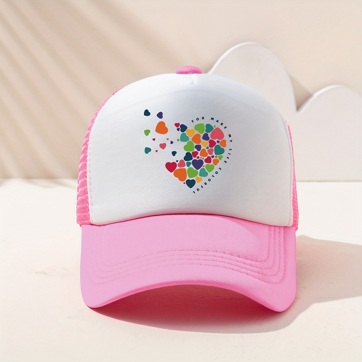 Korean Baseball Caps Spring Summer New Lovely Candy Color Women Girls  Baseball Cap Letter Adjustable Snapback Hip-hop Sun Hat