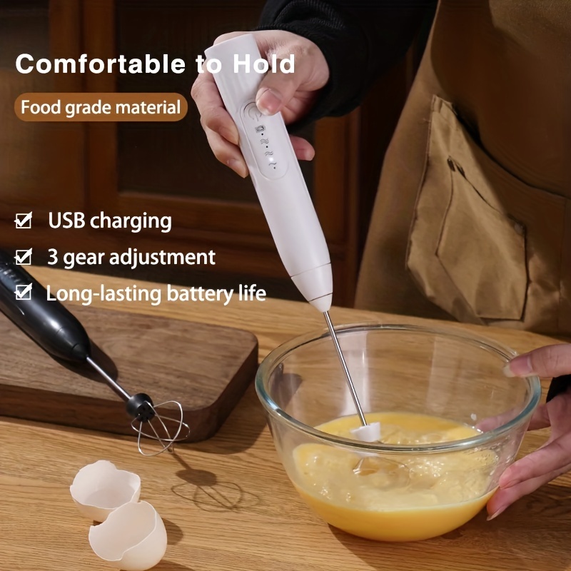 Milk Drink Coffee Whisk Mixer Electric Egg Beater Kitchen Cooking Tool Egg  Beater Tea Blender Beat Up The Cream Stirring Sets Kitchen Accessories For  Hotels,restaurant,stalls,food Trucks - Temu