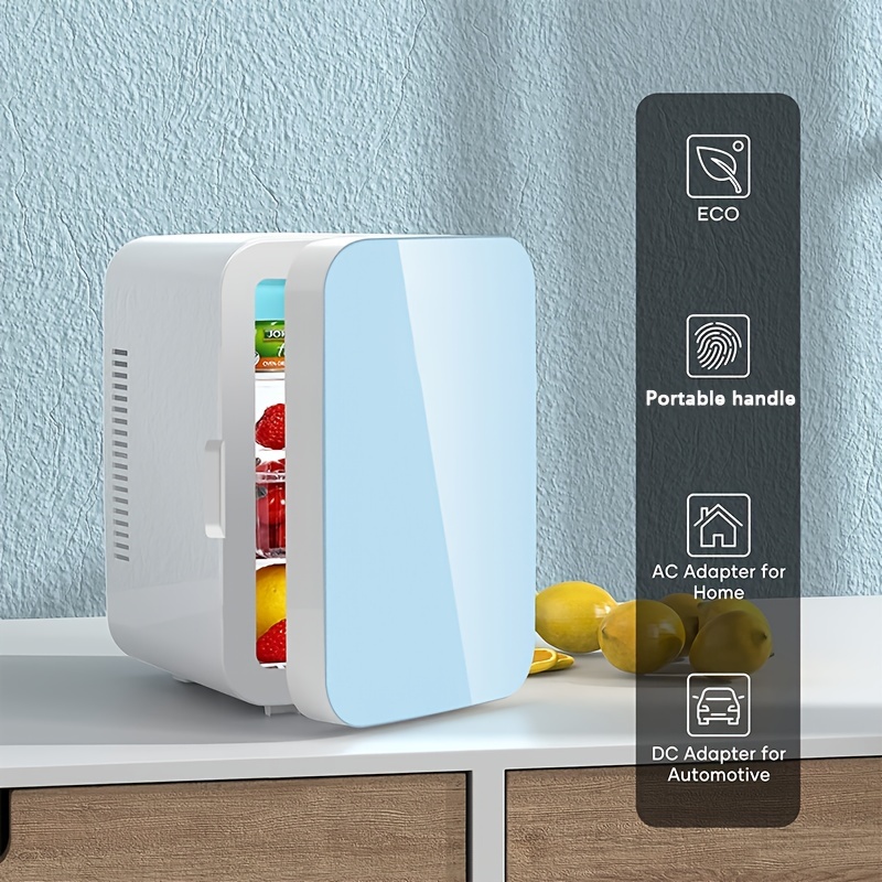 Mini refrigerador pequeño para coche, refrigerador doble de uso doméstico,  frío y cálido, caja de frescura, 20l - AliExpress