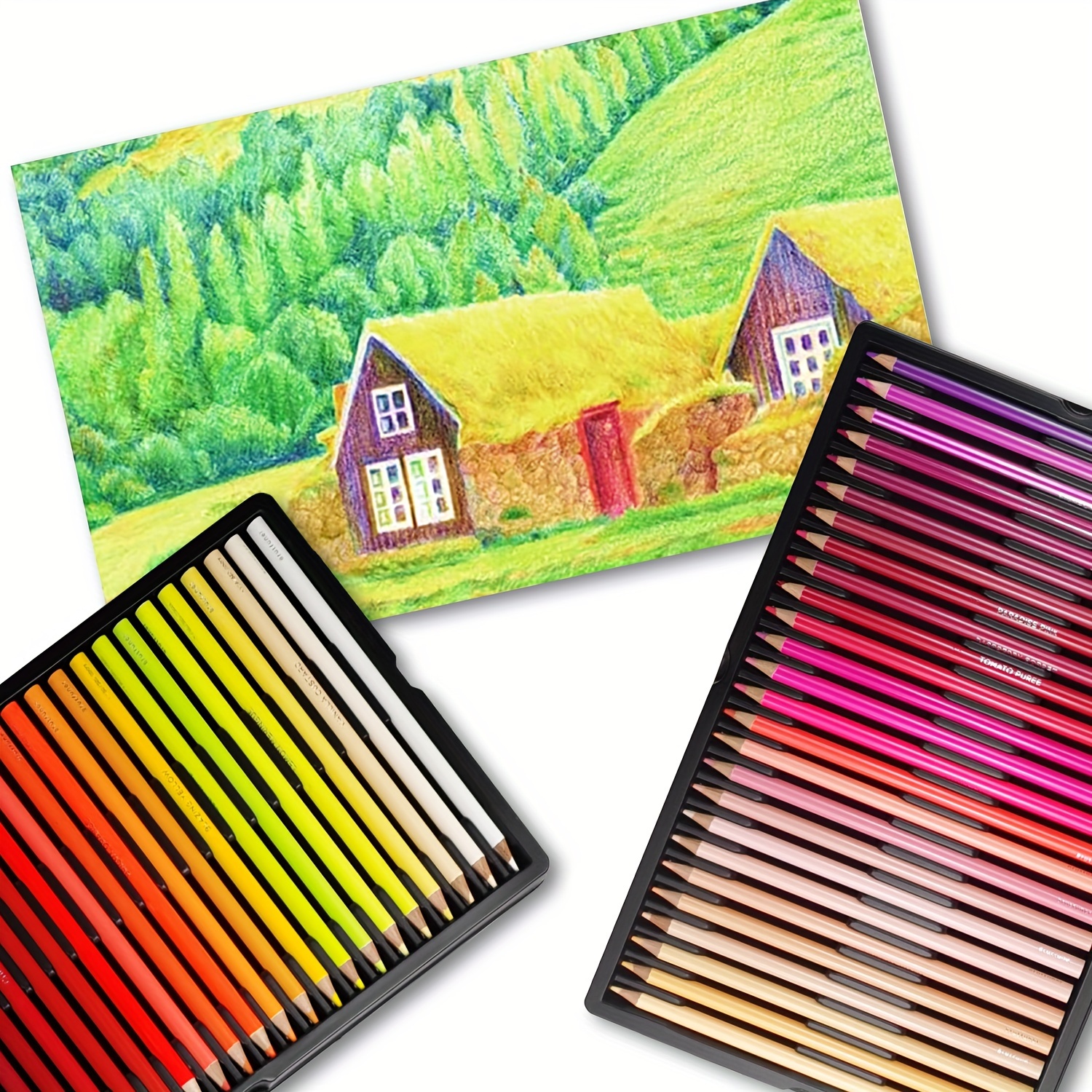  520 Colored Pencils, Rich Pigmented Soft Core