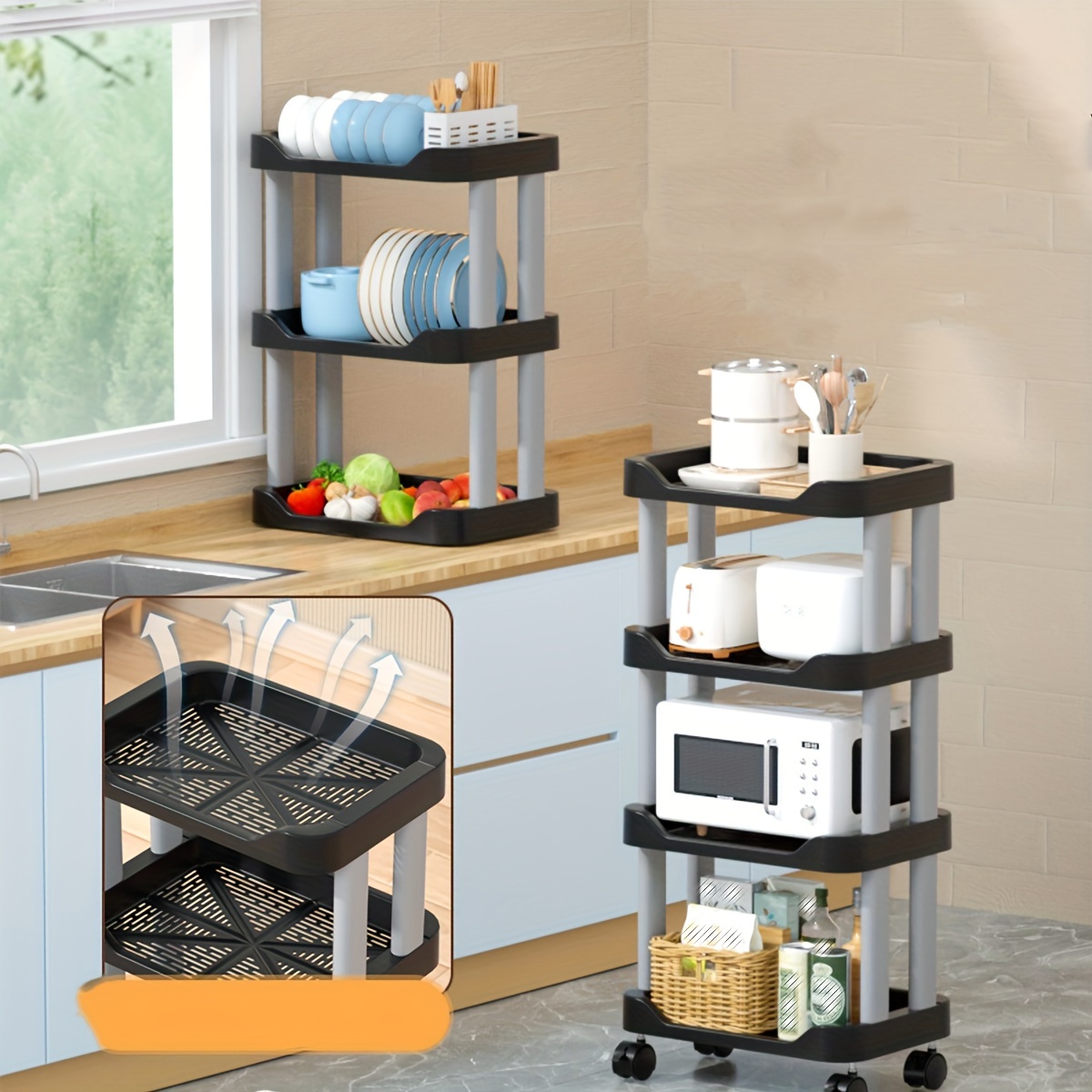 Sturdy Cheap Plastic Storage Cabinets for Multi-Uses 