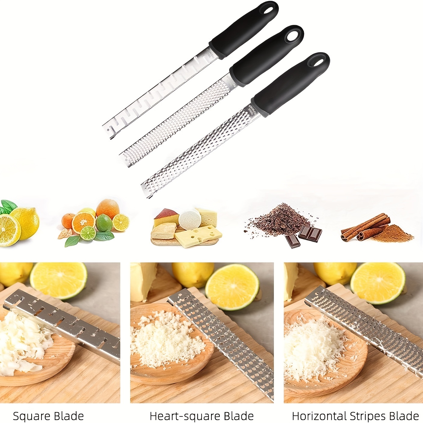 Stainless Steel Cheese Graters Ginger Chocolate Lemon Cheese