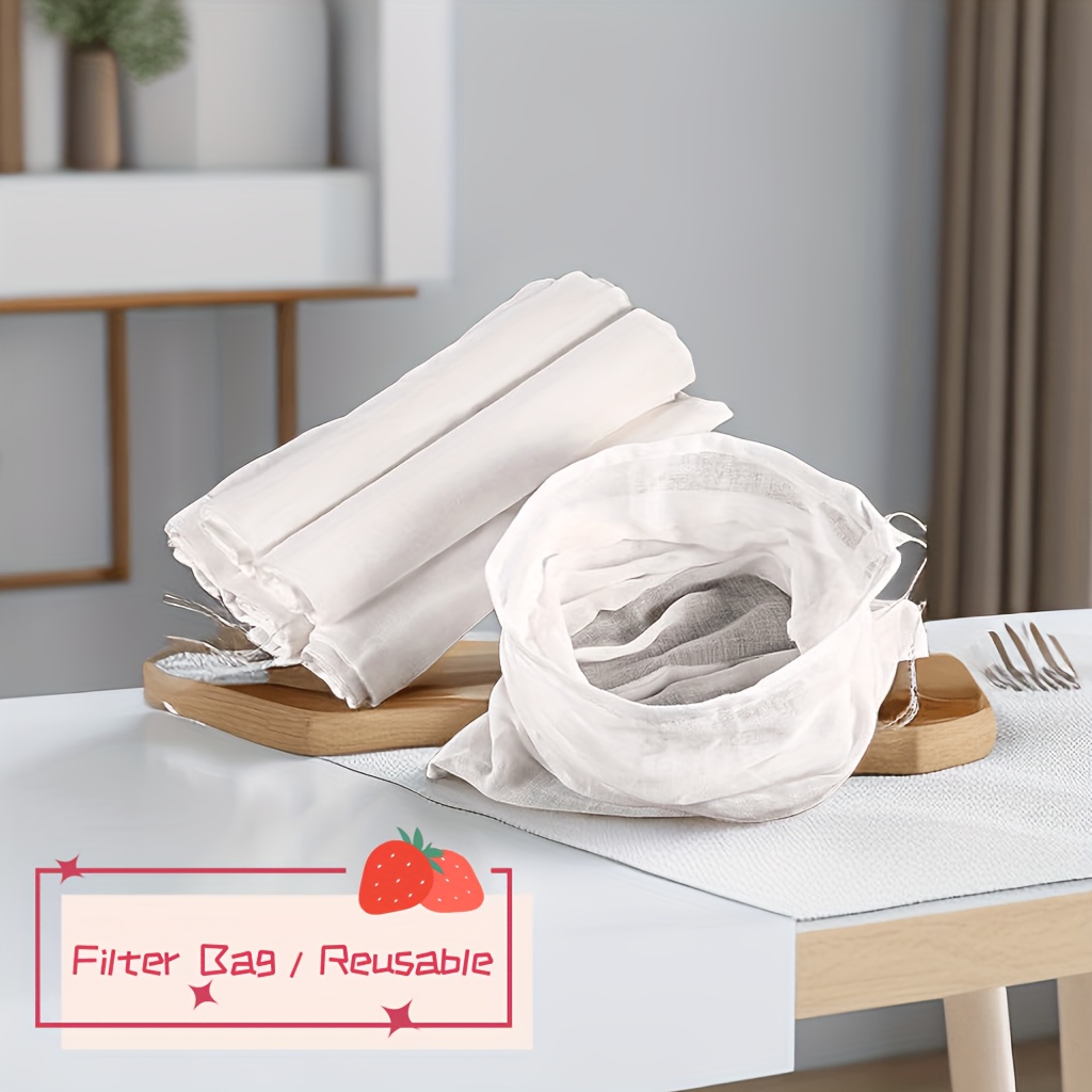Muslin Cloths for Cooking - Cheese Cloths for Straining, Baking and Filtering - 50 x 50cm - Grade 90 - Lint-Free 100% Unbleached Cotton Reusable