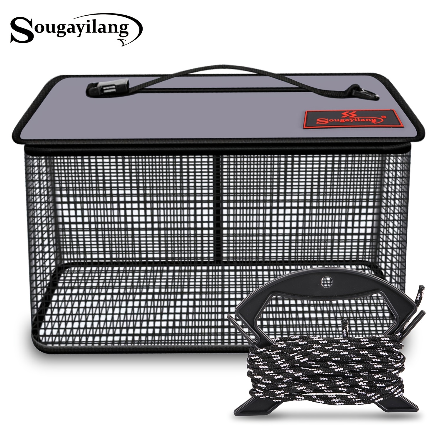 Fishing Accessories 5 Layers Portable Folding Fishing Basket DIP Net Cage  to Keep Fish Alive in The Water Tool - China Fish Cage and Fish Farming  Cage price