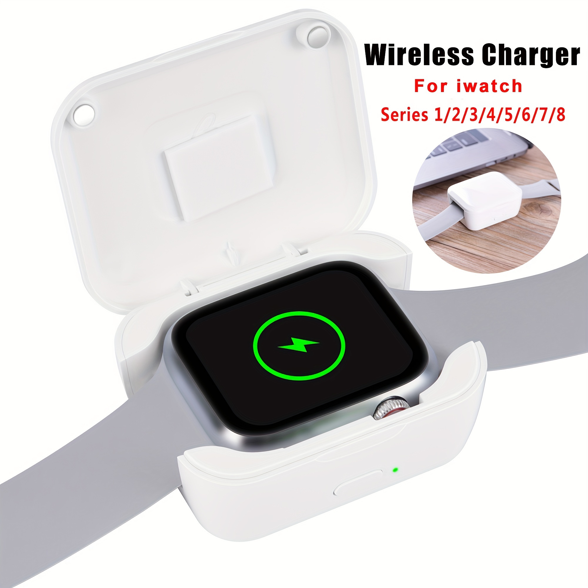 NEWDERY Station de Charge sans Fil pour Apple Watch 9/Ultra Chargeur Rapide  Dock Stand Support de Charge IWatch Magnétique Mini Chargeur de Voyage  Portable pour iWatch Series 9/8/7/6/5/4/3/2/SE/Ultra : : High-Tech