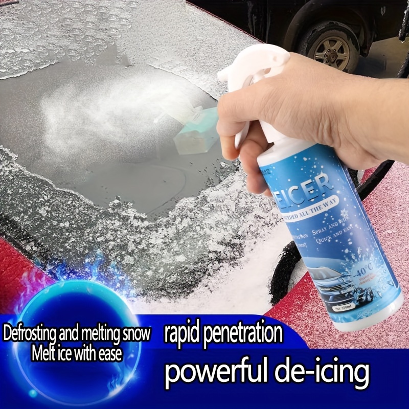 Auto Windshield Deicer Spray Winter Deicer Spray For Car Glass Deicer Rapid  Thawing Antifreeze Liquid Water Spot Remover 250ml - AliExpress